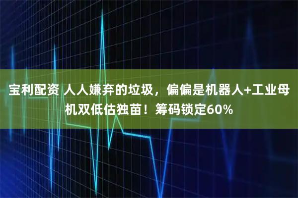 宝利配资 人人嫌弃的垃圾，偏偏是机器人+工业母机双低估独苗！筹码锁定60%